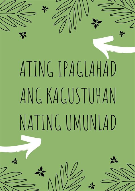 gawain 3 panuto gumawa ng isang slogan tungkol sa mga maaari .